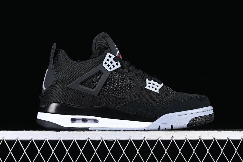 All Categories Air Jordan Jordan Series Basketball Shoes Air Jordan 4 Special Price #ZG Version Air Jordan 4 Retro "Olive Canvas" AJ4 Joe 4 Black Gray Denim DH7138-006